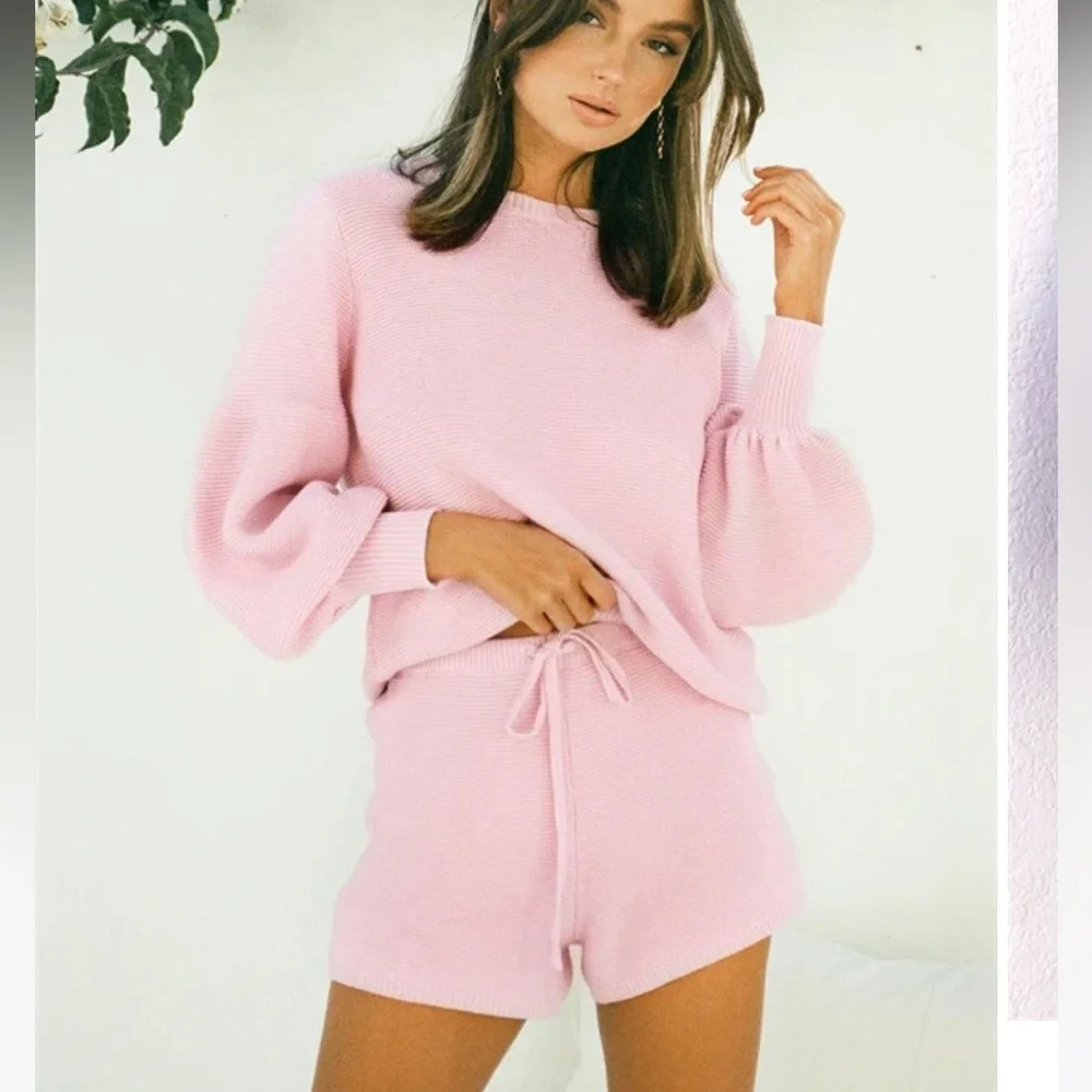 Sabo Skirt Taffy Knit Set (shorts + sweater) - Picture 5 of 7